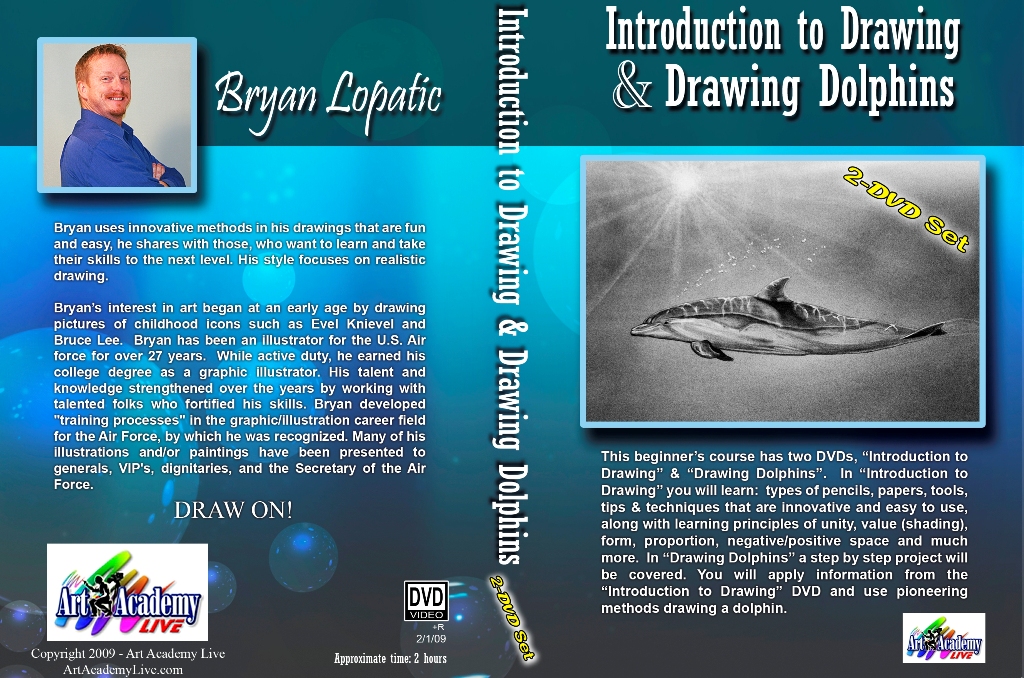 "Intro to Drawing" & "Drawing Dolphins"